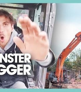 DGS - Teichbau – Riesen Bagger, 3m Tief & Schuh weg - Kliemannsland