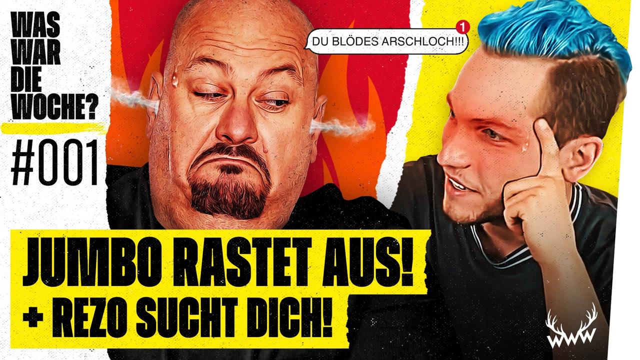 Dicker Typ, dünnes Fell: Jumbo RASTET AUS! • Rezo braucht HILFE!