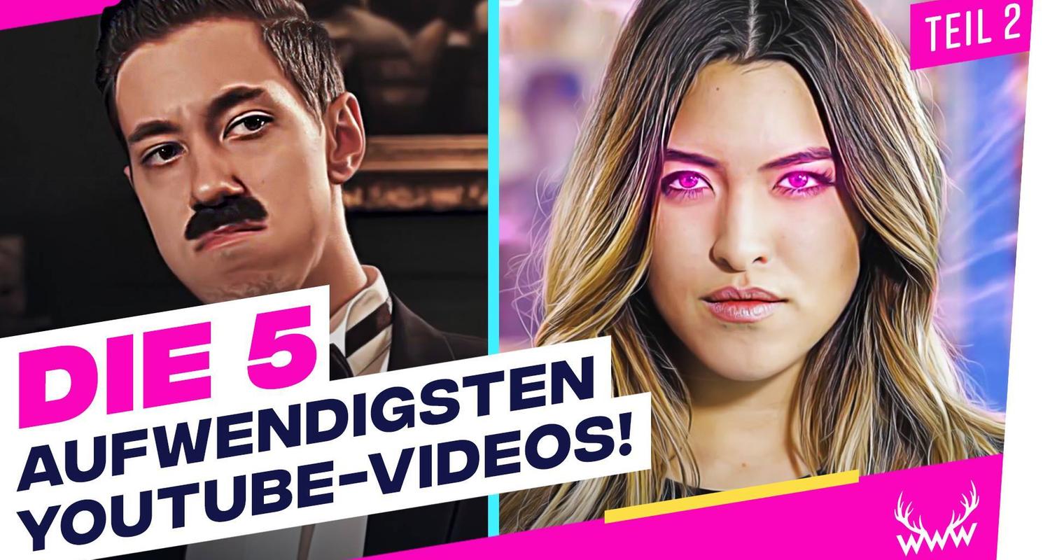 Die 5 AUFWENDIGSTEN YouTube-Videos! - Teil 2 - TOP 5