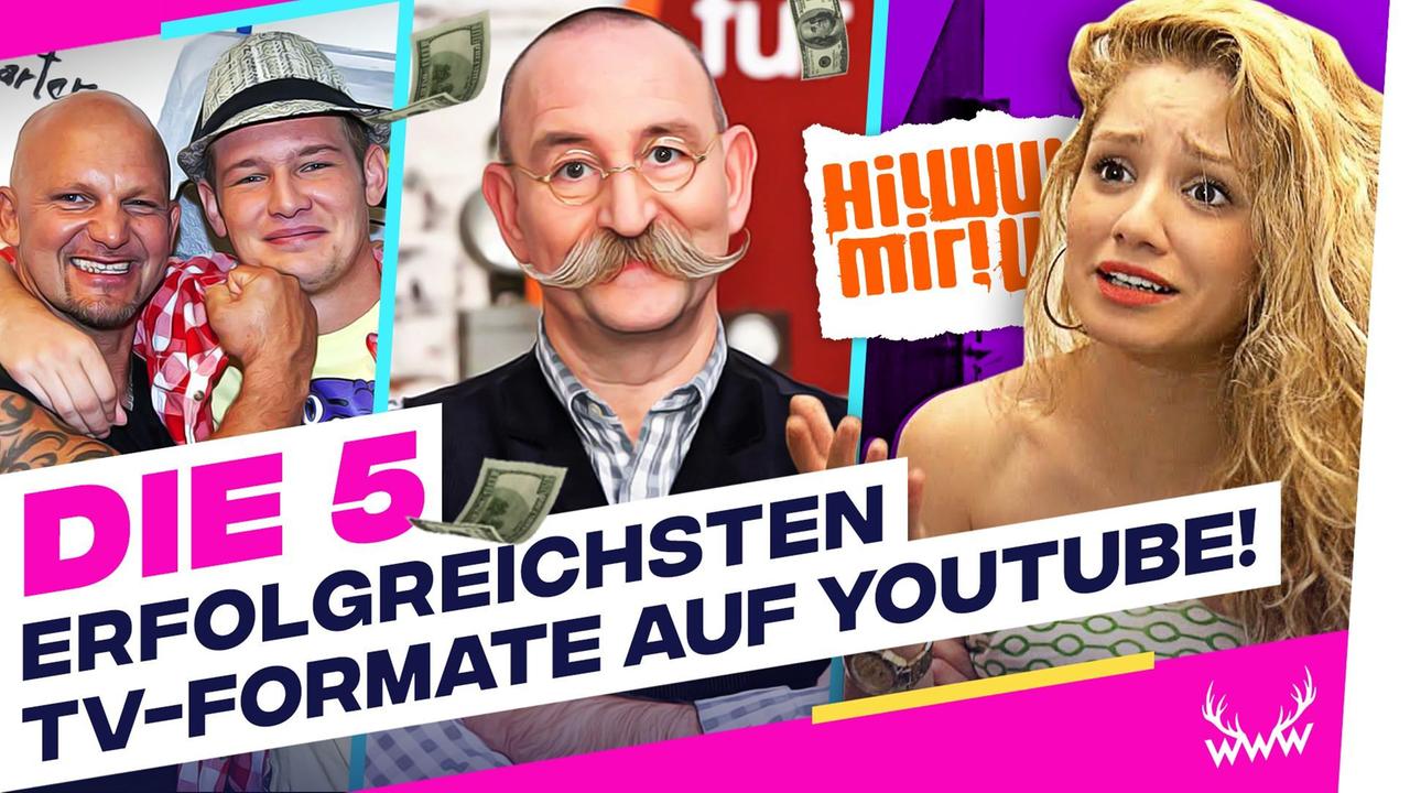 Die 5 ERFOLGREICHSTEN TV-Formate auf YouTube! - TOP 5