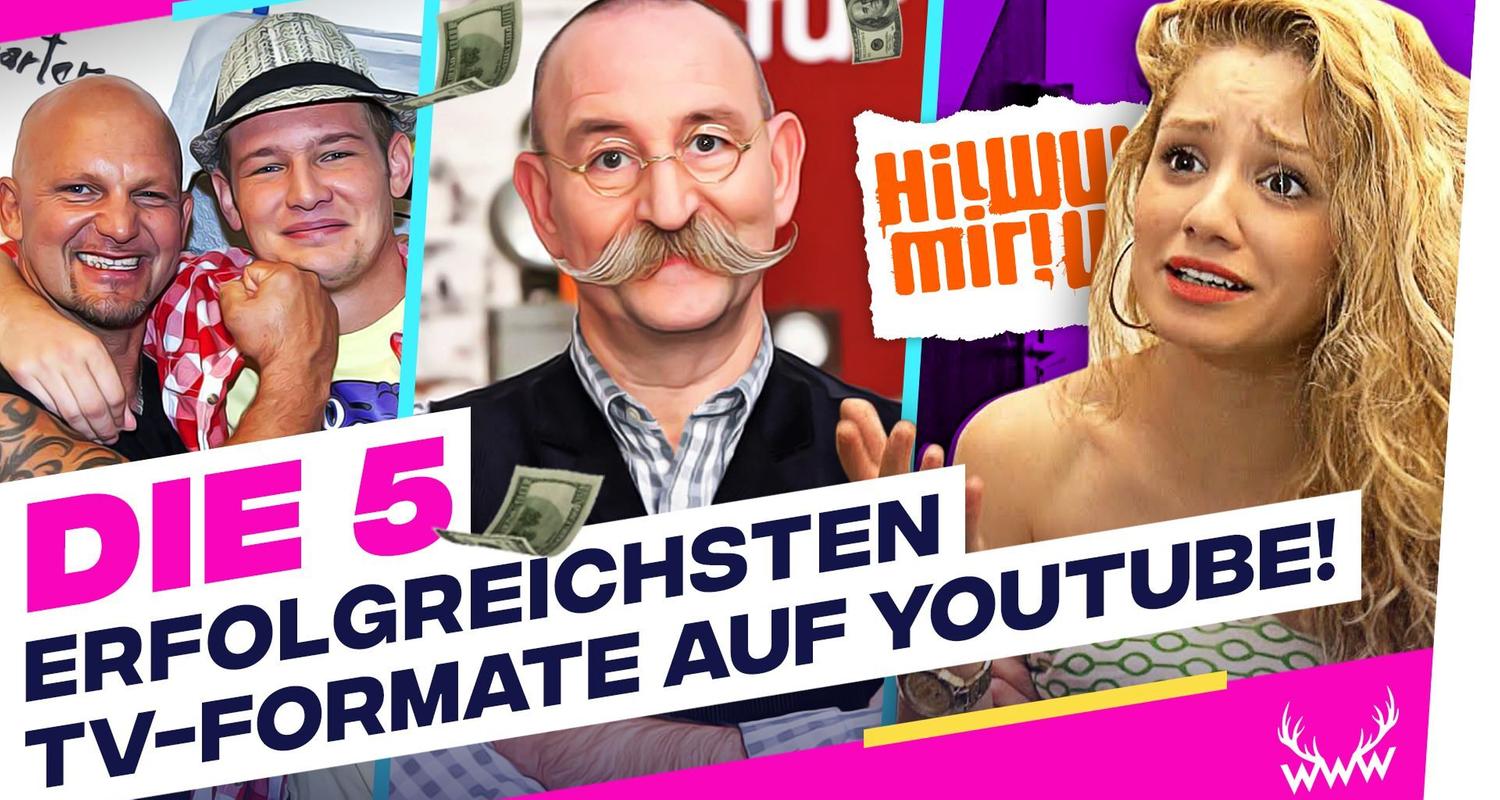 Die 5 ERFOLGREICHSTEN TV-Formate auf YouTube! - TOP 5