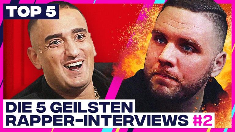 Die 5 GEILSTEN Rapper-Interviews! - Teil 2 - TOP 5