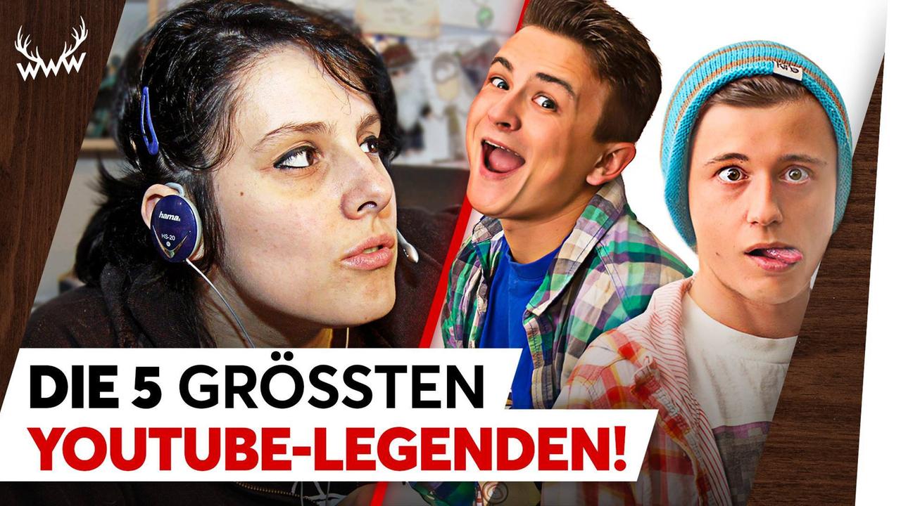 DIE 5 GRÖSSTEN YOUTUBE-LEGENDEN! - TOP 5
