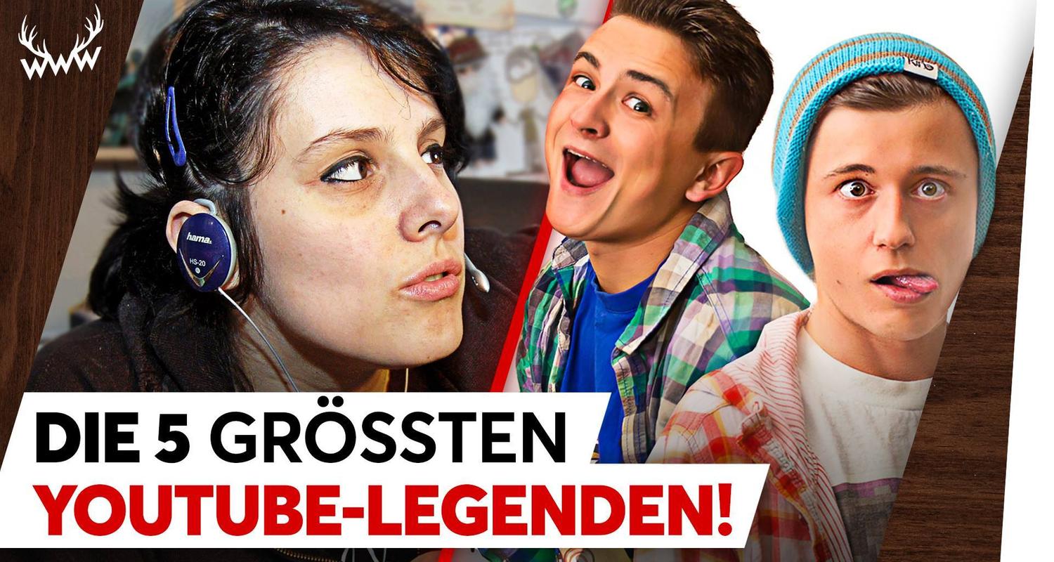 DIE 5 GRÖSSTEN YOUTUBE-LEGENDEN! - TOP 5