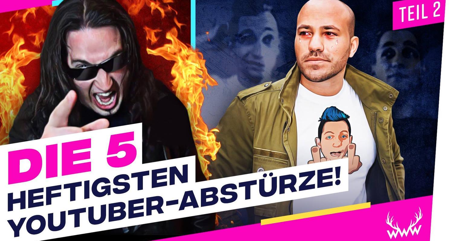 Die 5 HEFTIGSTEN YouTuber-Abstürze! - Teil 2 - TOP 5