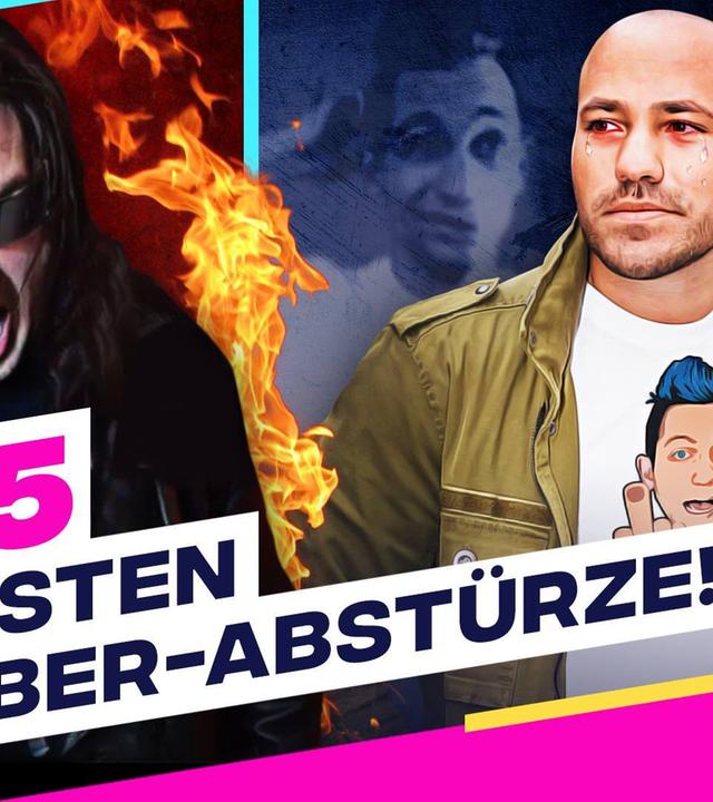 Die 5 HEFTIGSTEN YouTuber-Abstürze! - Teil 2 - TOP 5
