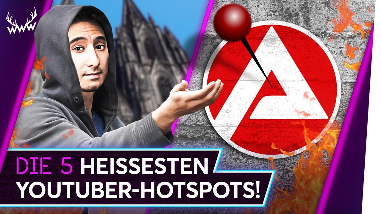 Die 5 HEISSESTEN YouTuber-Hotspots! - TOP 5