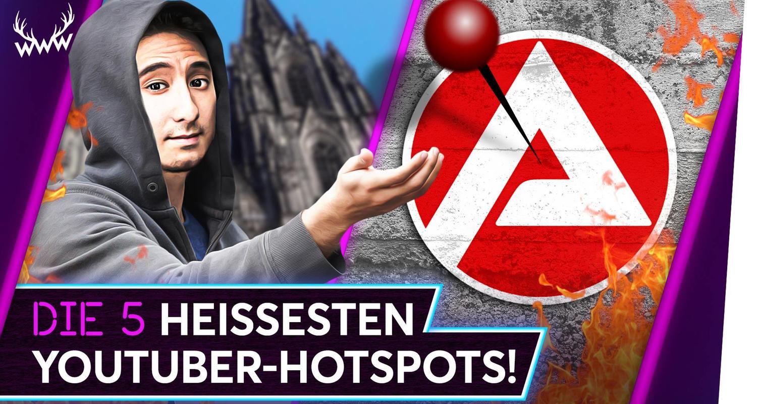 Die 5 HEISSESTEN YouTuber-Hotspots! - TOP 5