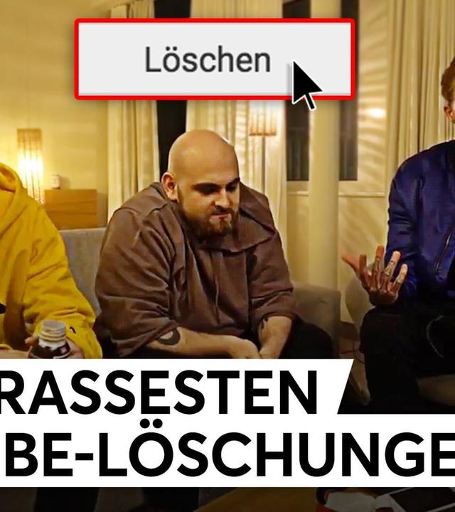 DIE 5 KRASSESTEN YOUTUBE-LÖSCHUNGEN! - TOP 5