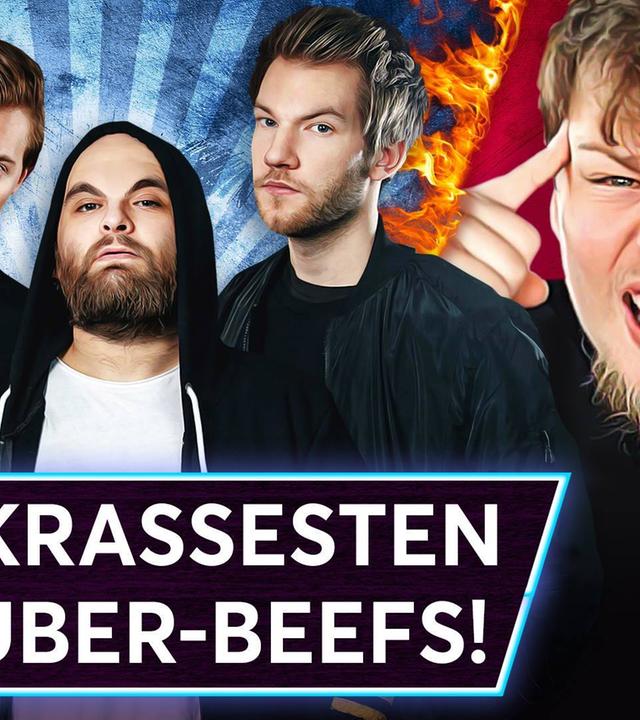 Die 5 KRASSESTEN YouTuber-Beefs! - Teil 2 - TOP 5