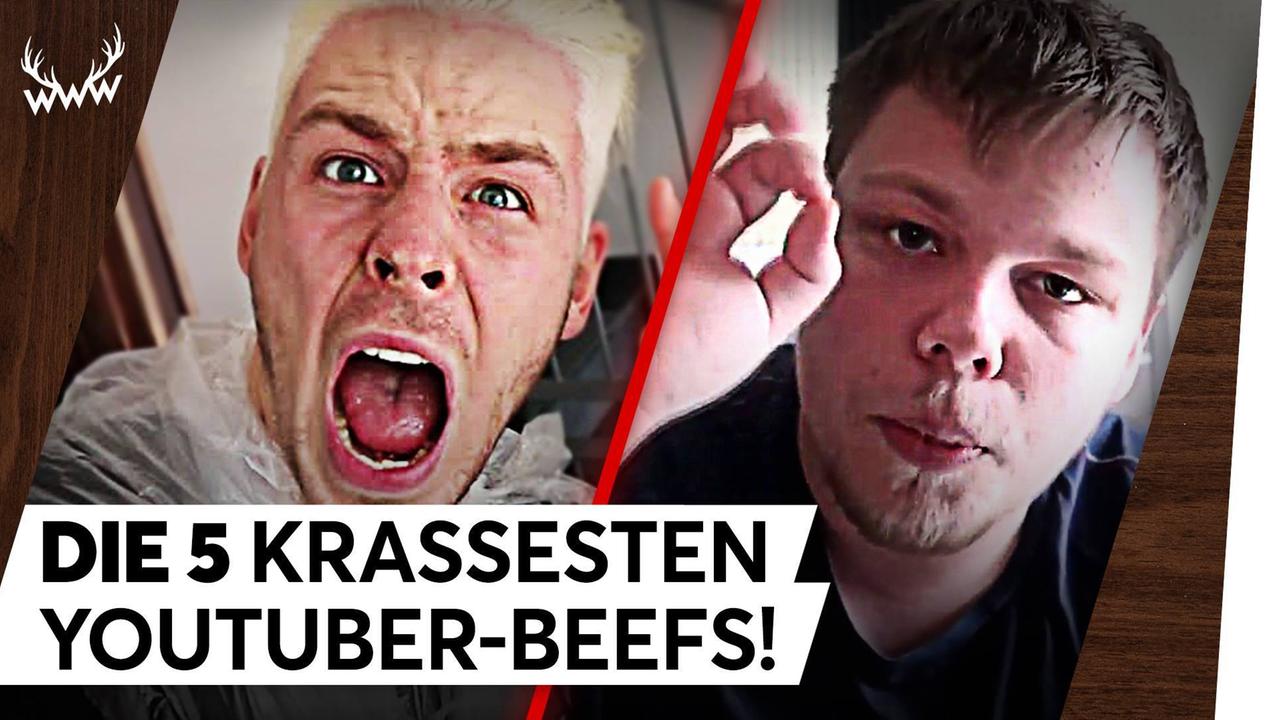 DIE 5 KRASSESTEN YOUTUBER-BEEFS! - TOP 5