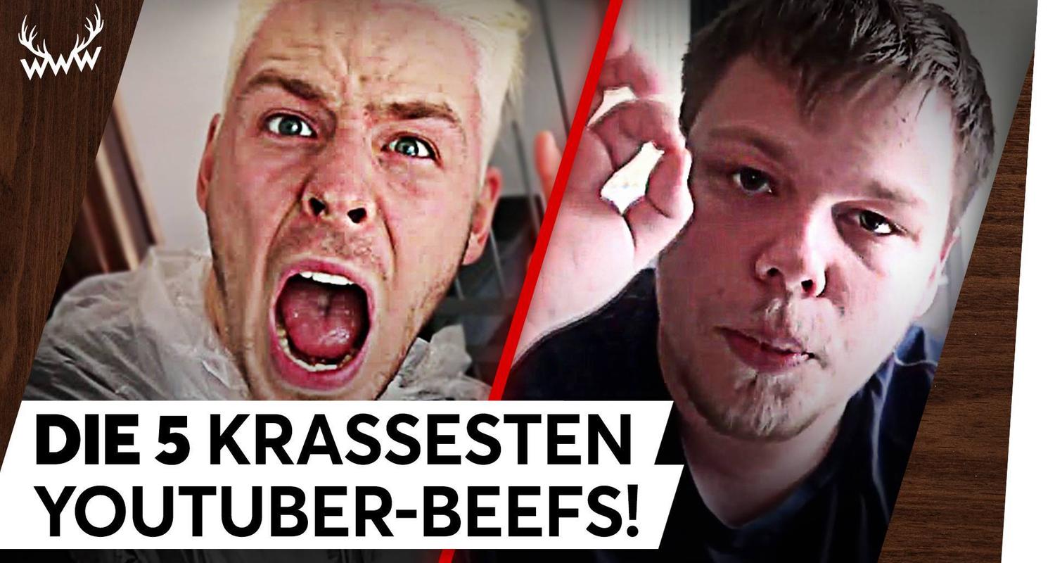 DIE 5 KRASSESTEN YOUTUBER-BEEFS! - TOP 5