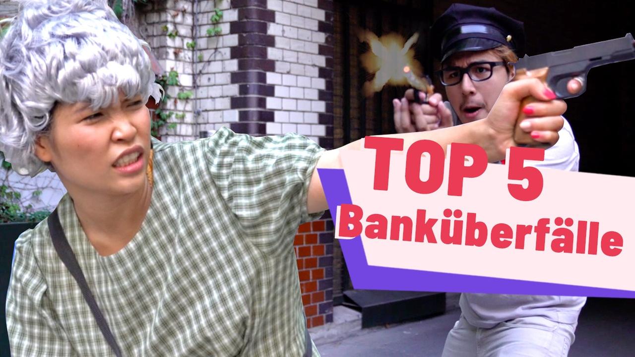 Die 5 lustigsten Banküberfälle (Fails)