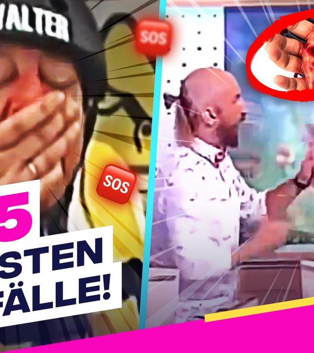 Die 5 LUSTIGSTEN TV-Unfälle! - TOP 5