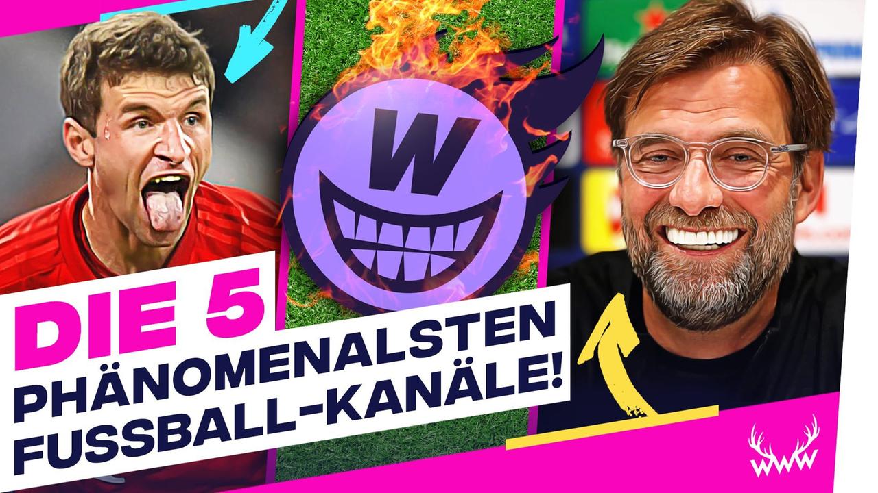 Die 5 PHÄNOMENALSTEN Fußball-Channels! - TOP 5