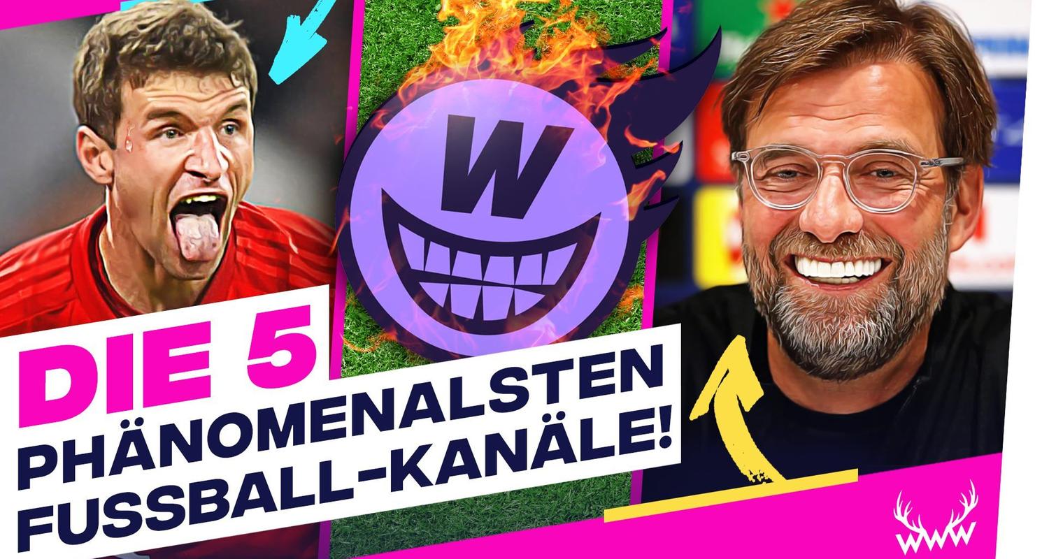 Die 5 PHÄNOMENALSTEN Fußball-Channels! - TOP 5