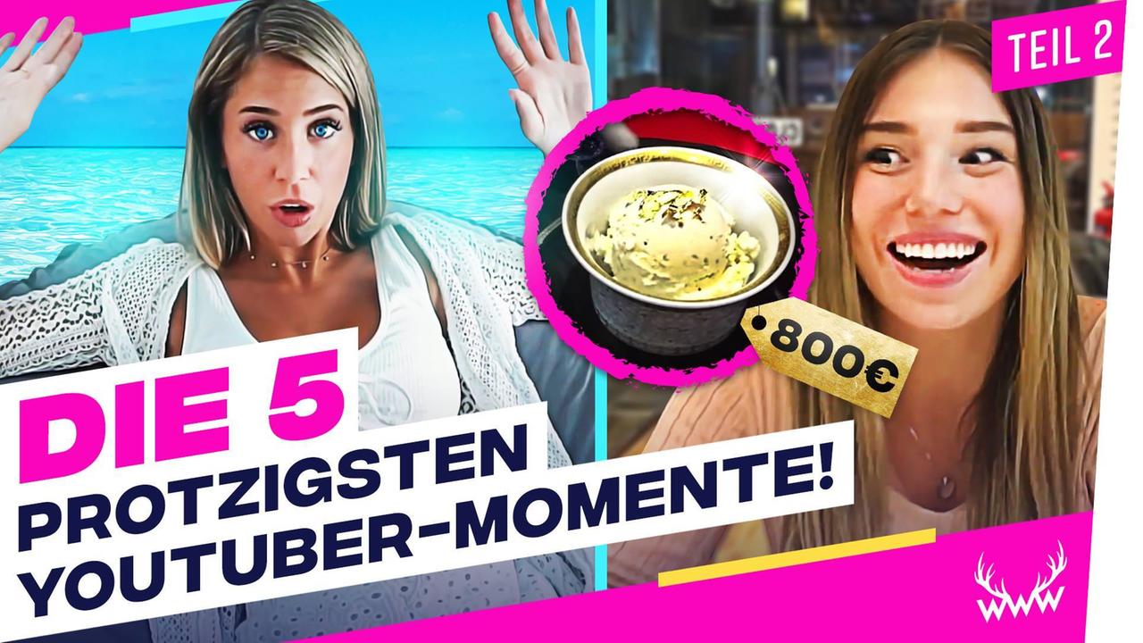 Die 5 PROTZIGSTEN YouTuber-Momente! - Teil 2 - TOP 5