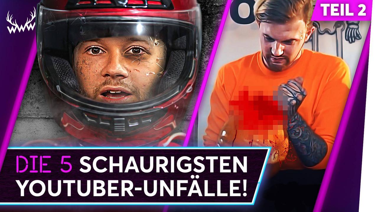 Die 5 SCHAURIGSTEN YouTuber-Unfälle! - Teil 2 - TOP 5