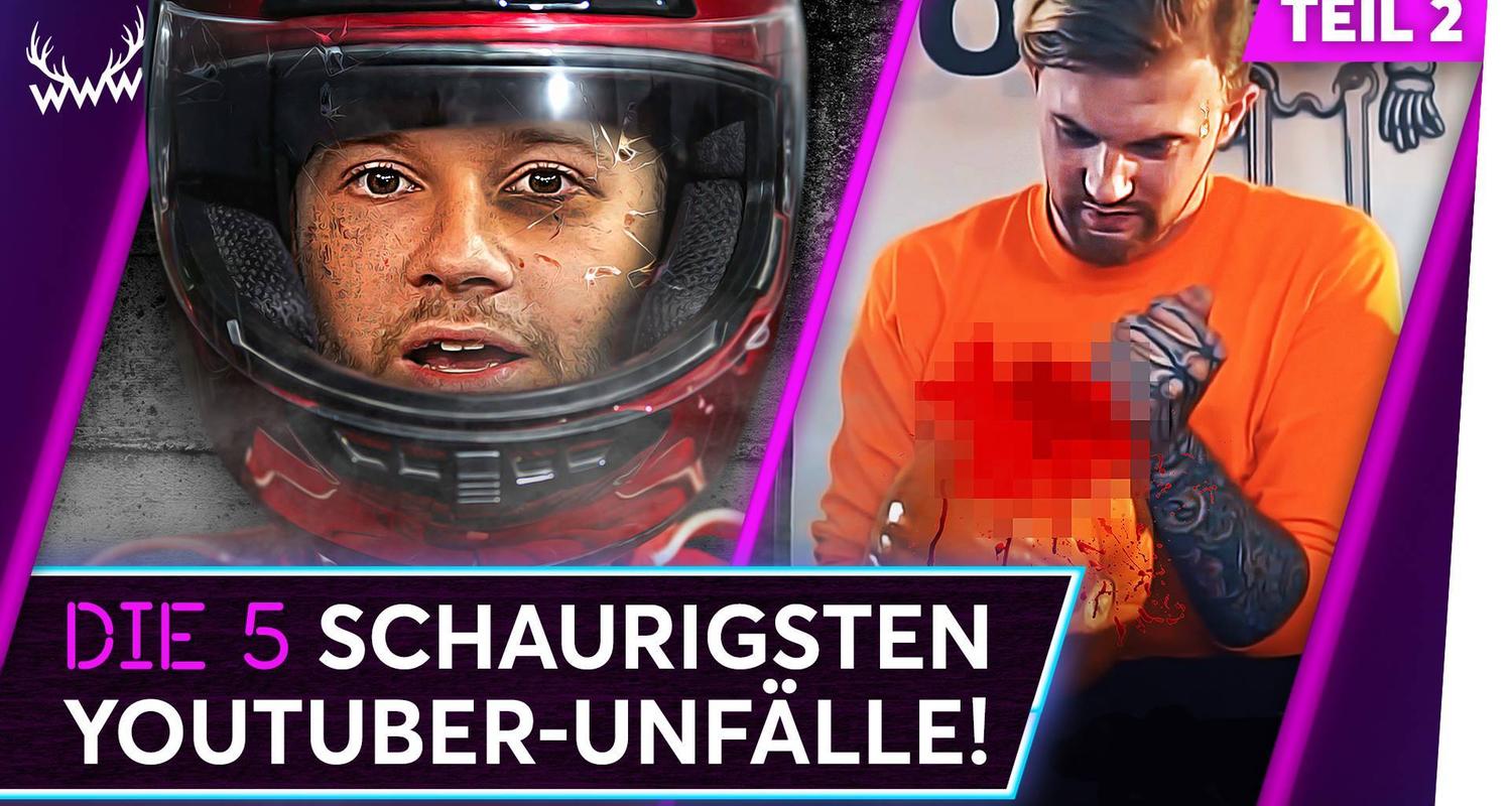 Die 5 SCHAURIGSTEN YouTuber-Unfälle! - Teil 2 - TOP 5