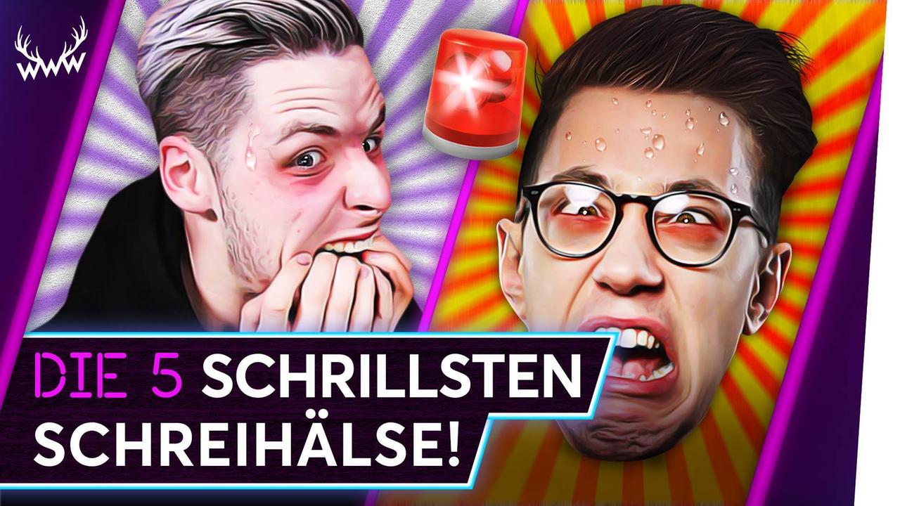 Die 5 SCHRILLSTEN YouTube-Schreihälse! - TOP 5
