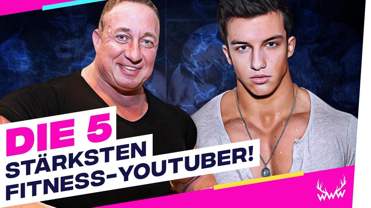Die 5 STÄRKSTEN FitnessYouTuber! TOP 5 ZDFmediathek