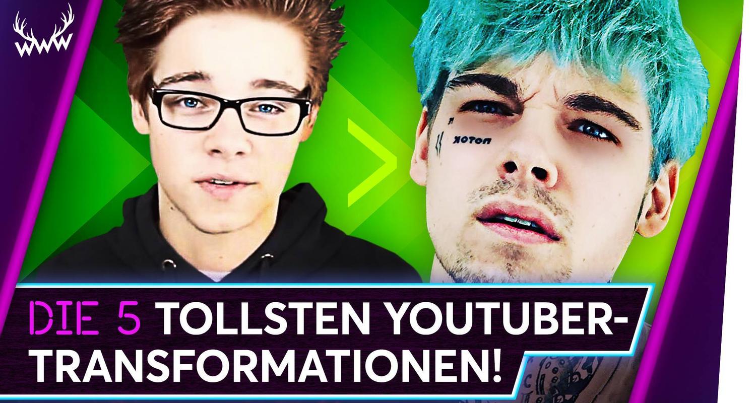 Die 5 TOLLSTEN YouTuber-Transformationen! - TOP 5