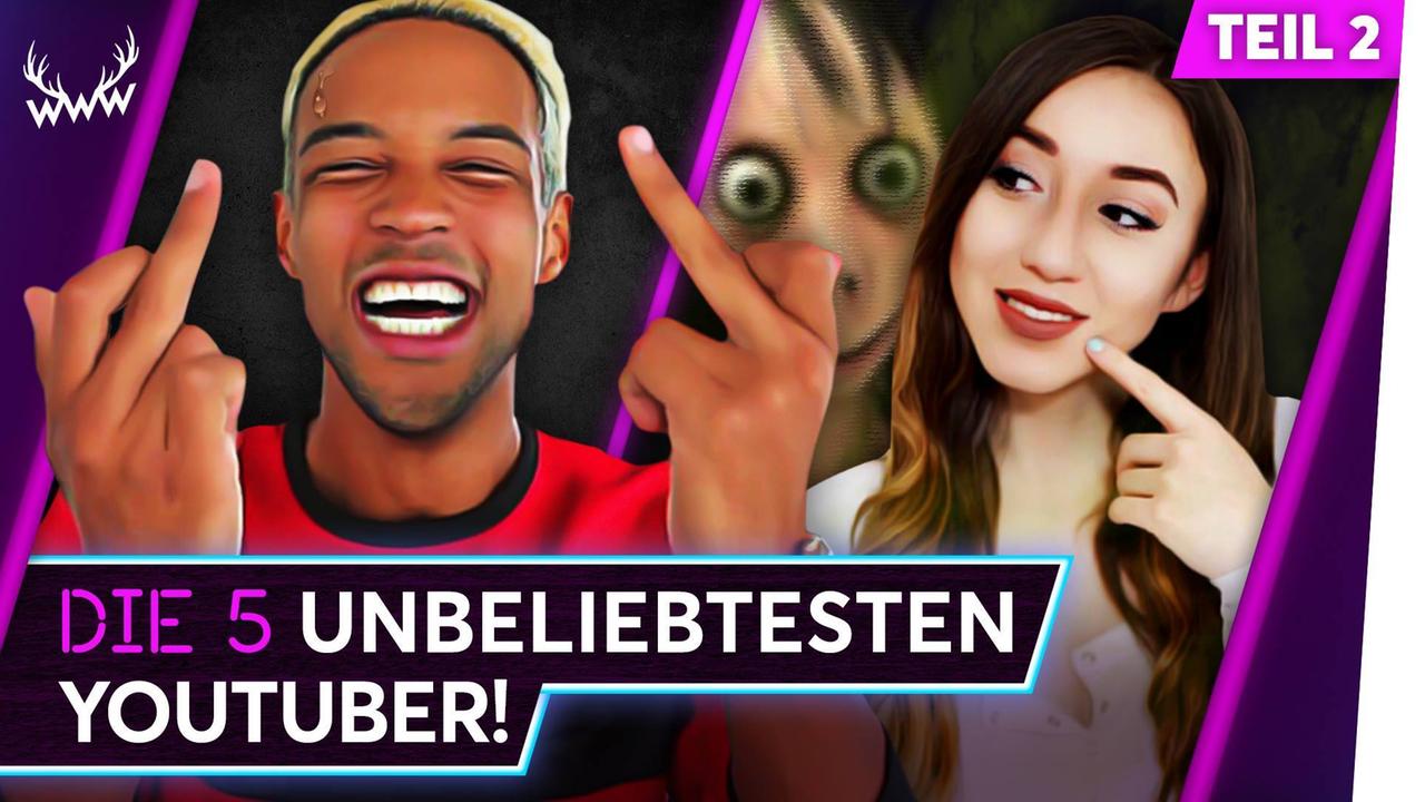 Die 5 UNBELIEBTESTEN YouTuber! - Teil 2 - TOP 5