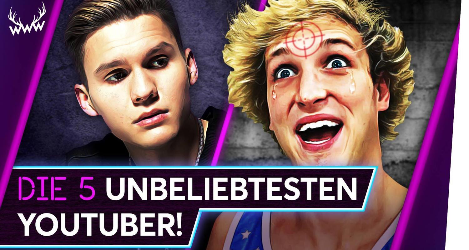 Die 5 UNBELIEBTESTEN YouTuber! - TOP 5