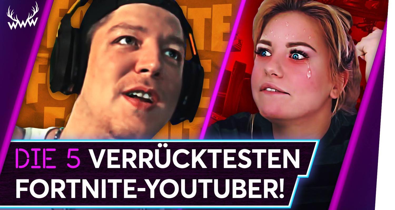Die 5 VERRÜCKTESTEN Fortnite-YouTuber! - TOP 5