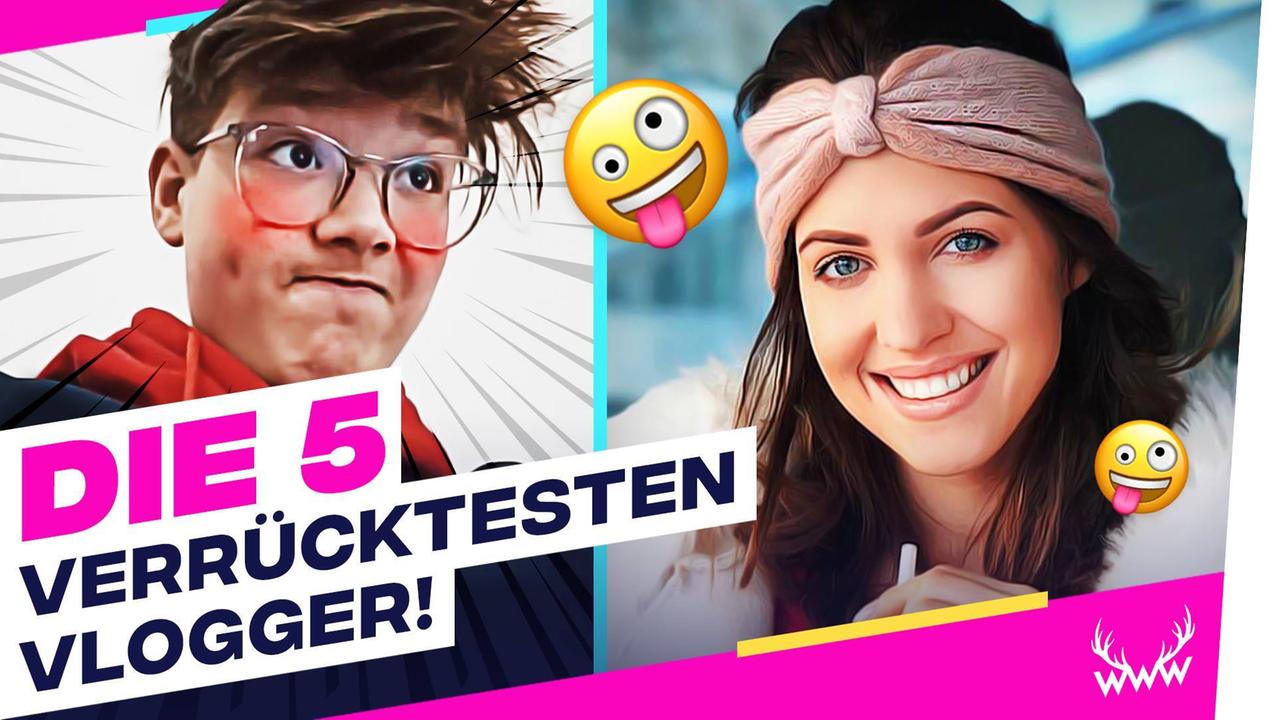 Die 5 VERRÜCKTESTEN Vlogger! - TOP 5