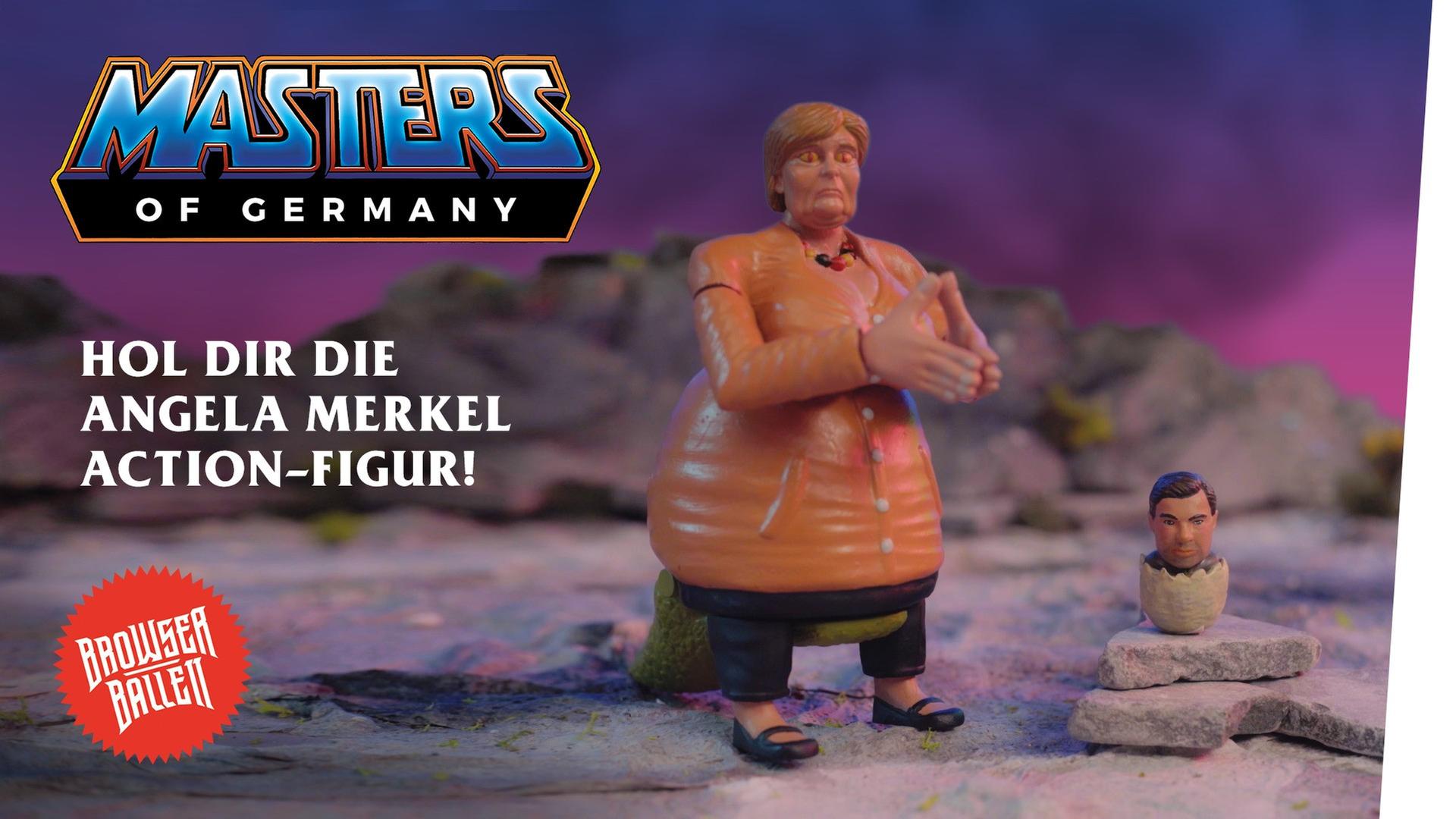 Die Angela Merkel Action-Figur