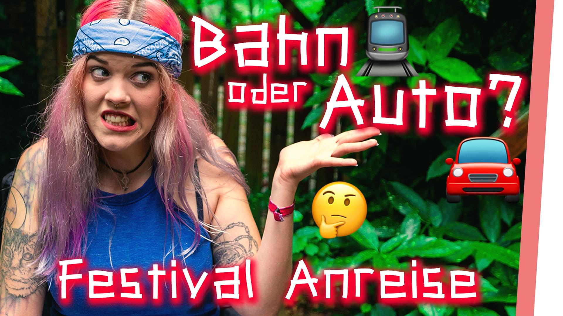 DIE BESTE FESTIVAL ANREISE: Auto vs. Zug -- Schruppert