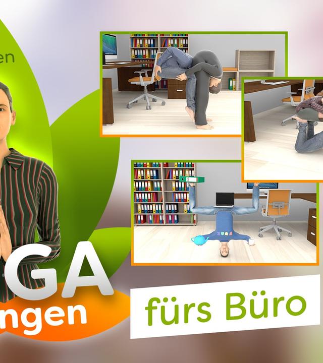 Die besten Yoga-Übungen fürs Büro