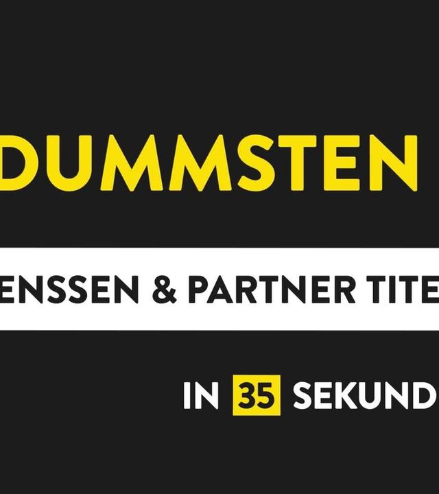 Die Dummsten - Lenßen und Partner Titel - WALULIS
