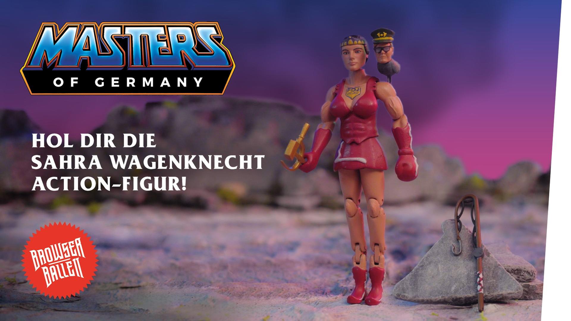 Die Sahra Wagenknecht Action-Figur