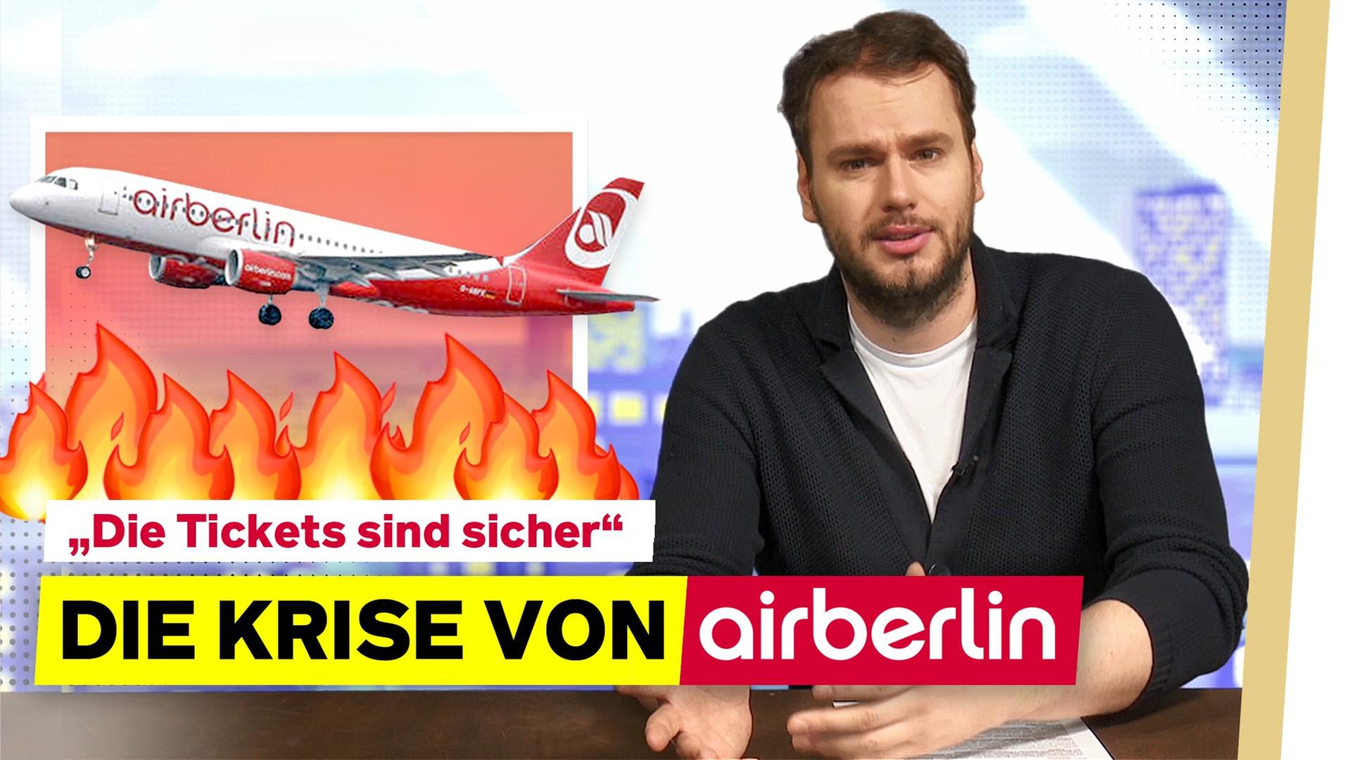 „Die Tickets sind sicher“: Die Krise von Air Berlin