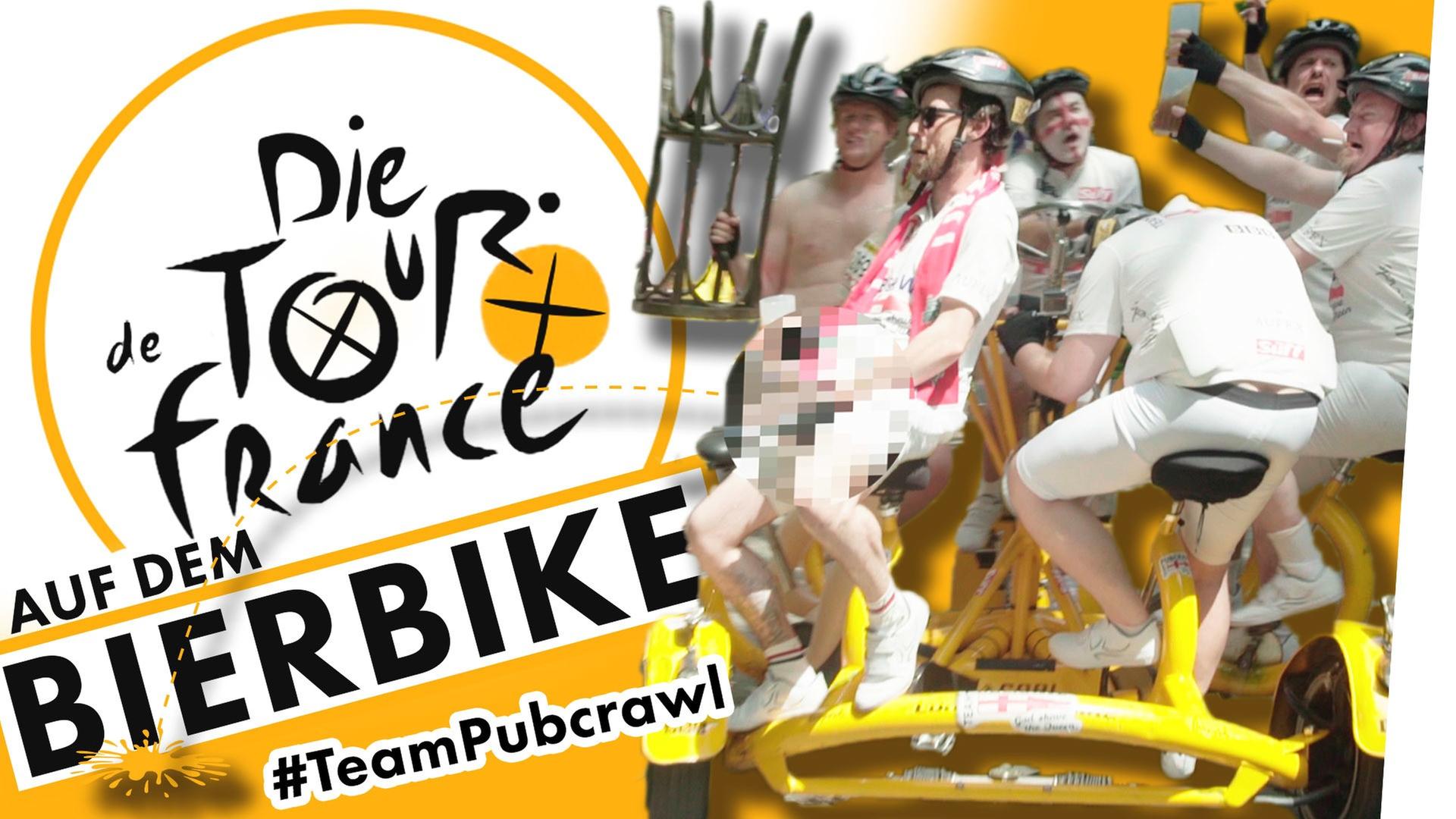 Die Tour de France auf dem Bierbike - Team Pubcrawl