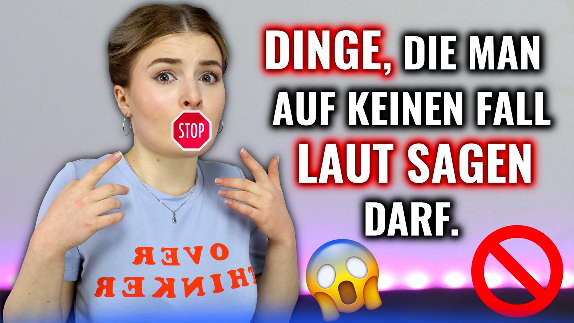 DINGE, die man auf keinen Fall LAUT sagen darf - LiDiRo