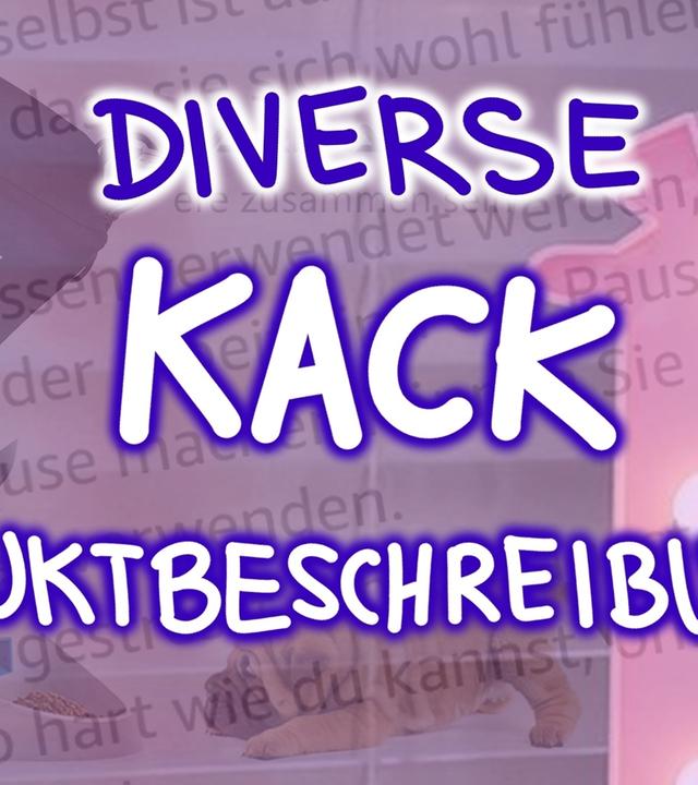 Diverse Kack Produktbeschreibungen