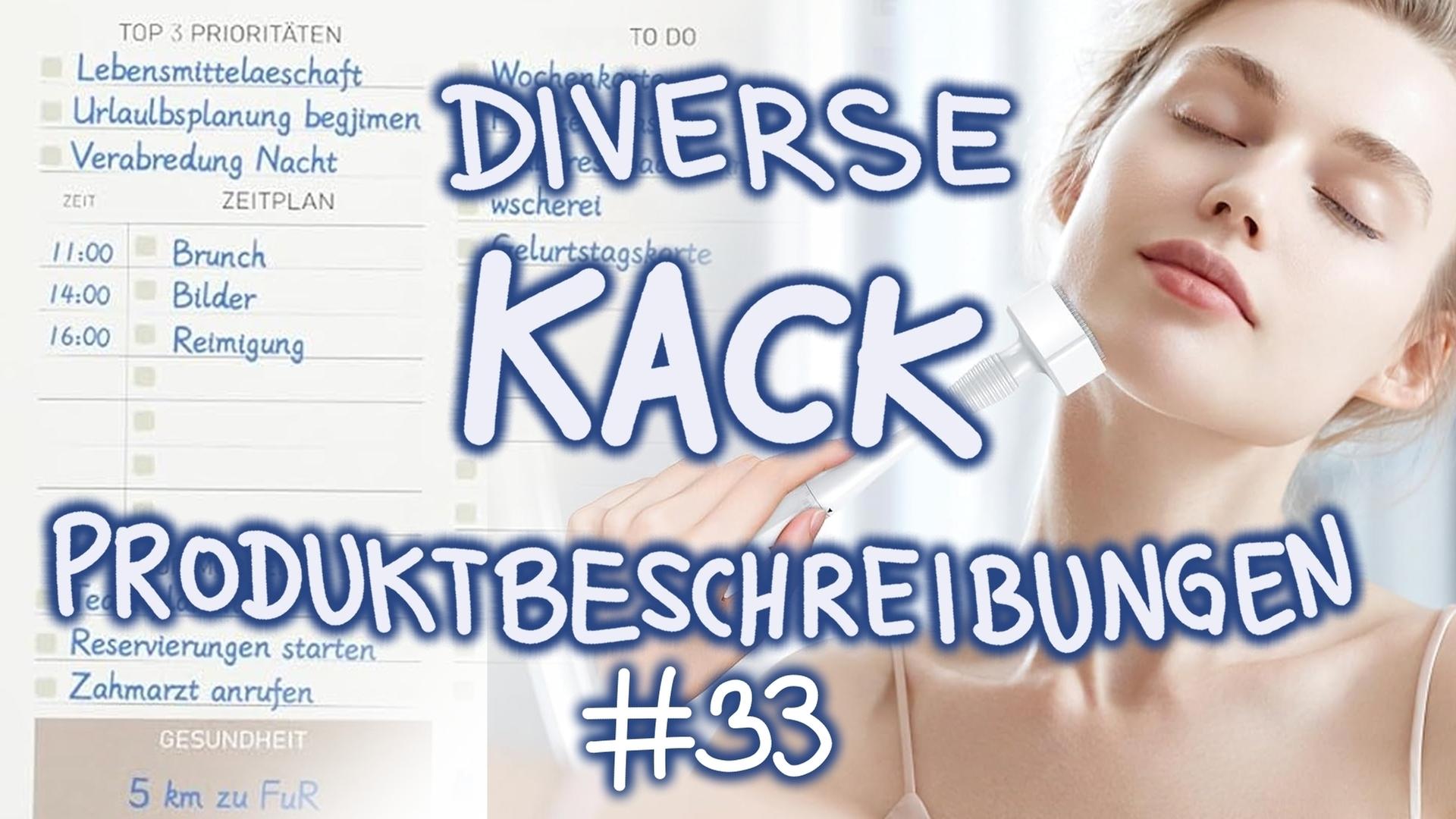 Diverse Kack Produktbeschreibungen #33