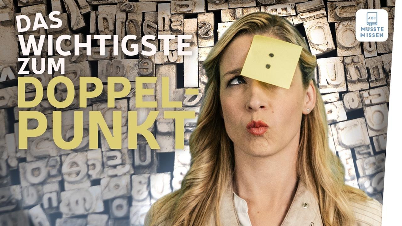 Bild für Doppelpunkt einfach erklärt I Deutsch