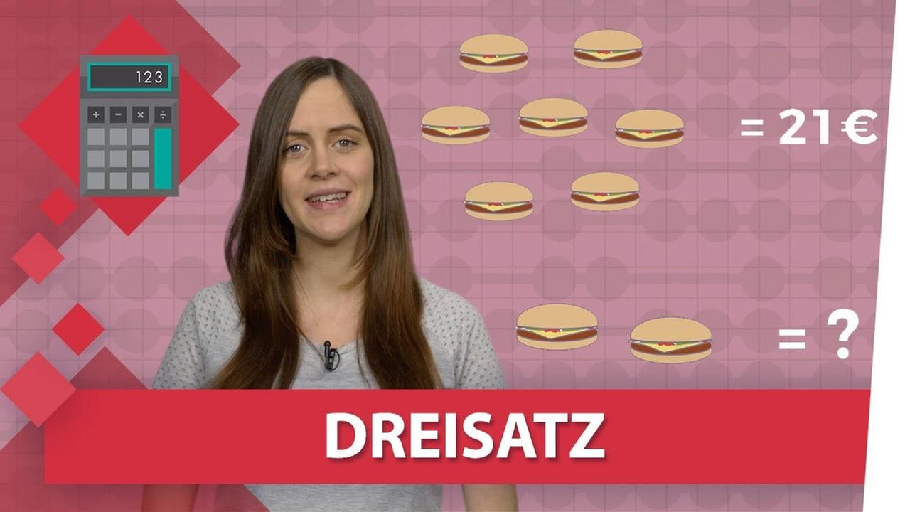 Bild für Dreisatz I Mathe musstewissen