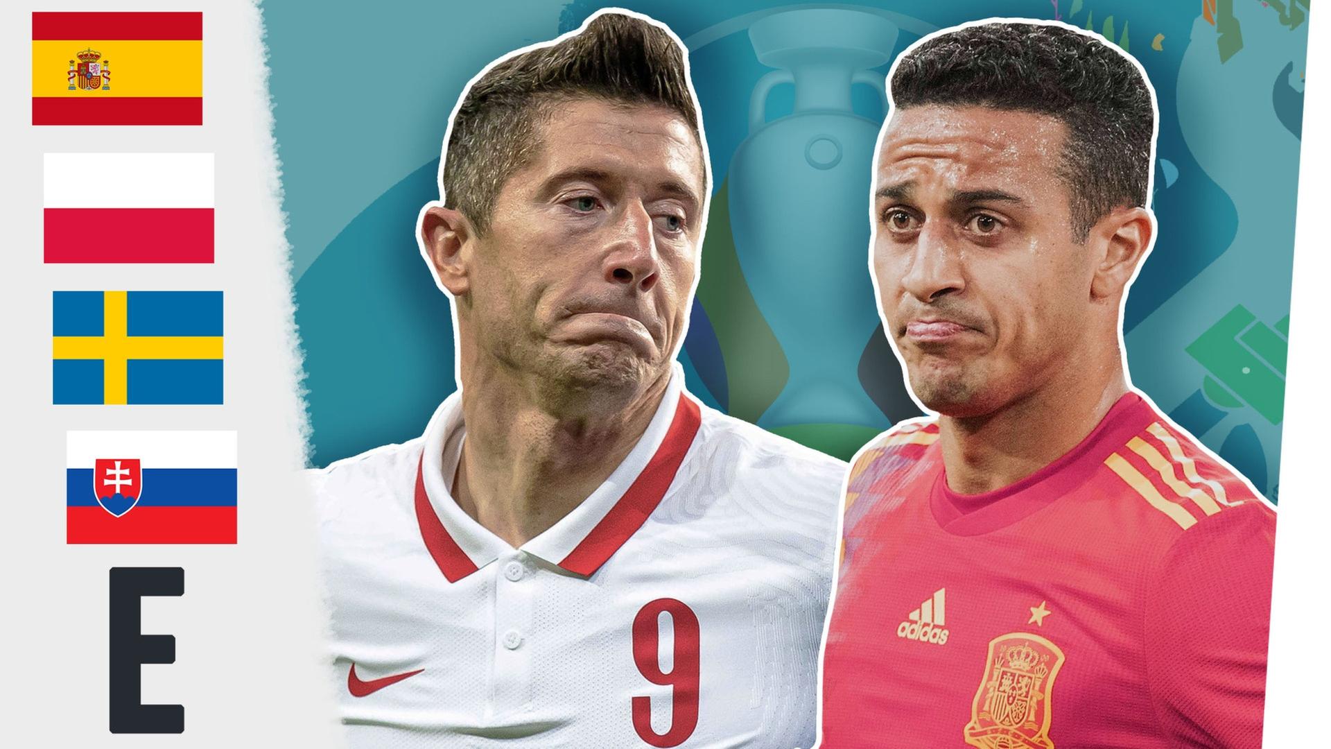 EM-Vorschau: Spanien ohne Titel-Chance & Lewy mit Tor-Flaute?! - Gruppe E