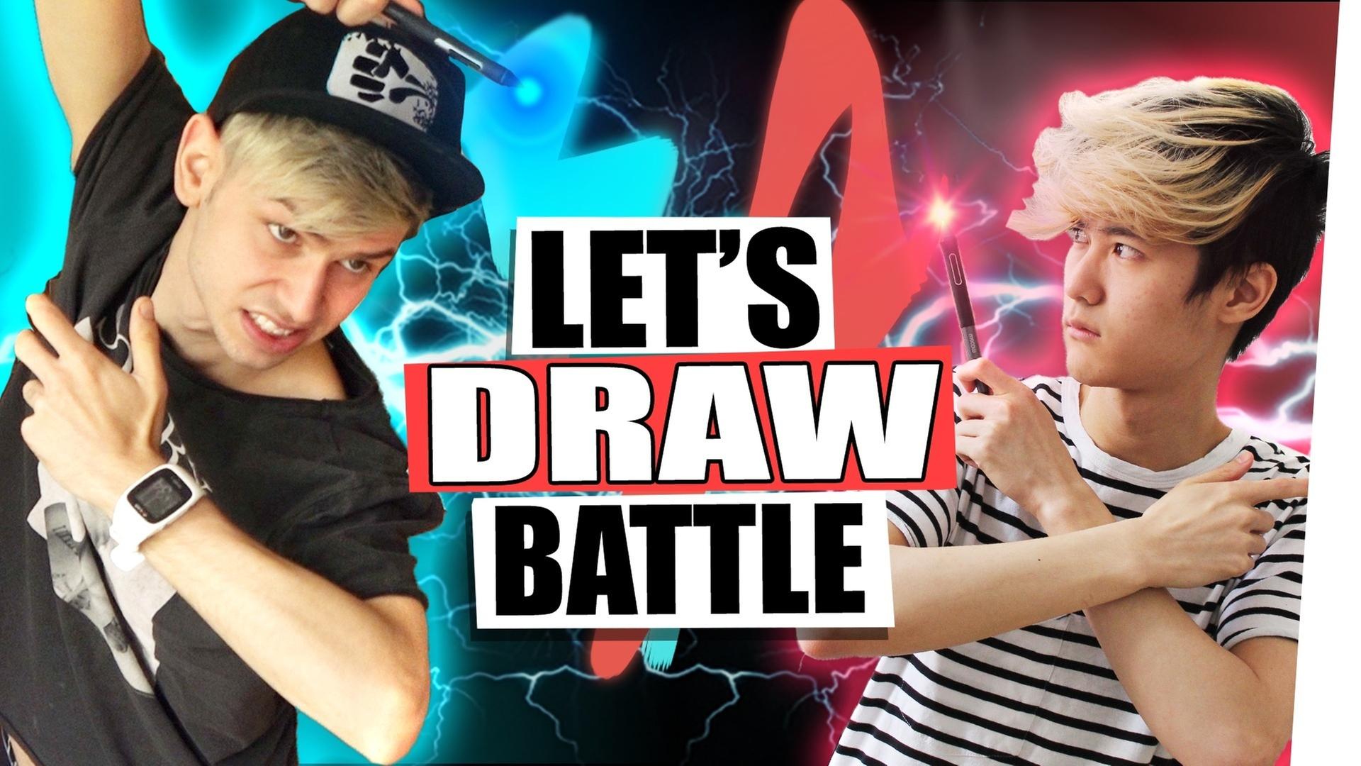 EPIC Let's Draw Battle ft. Wailam - Kostas Kind