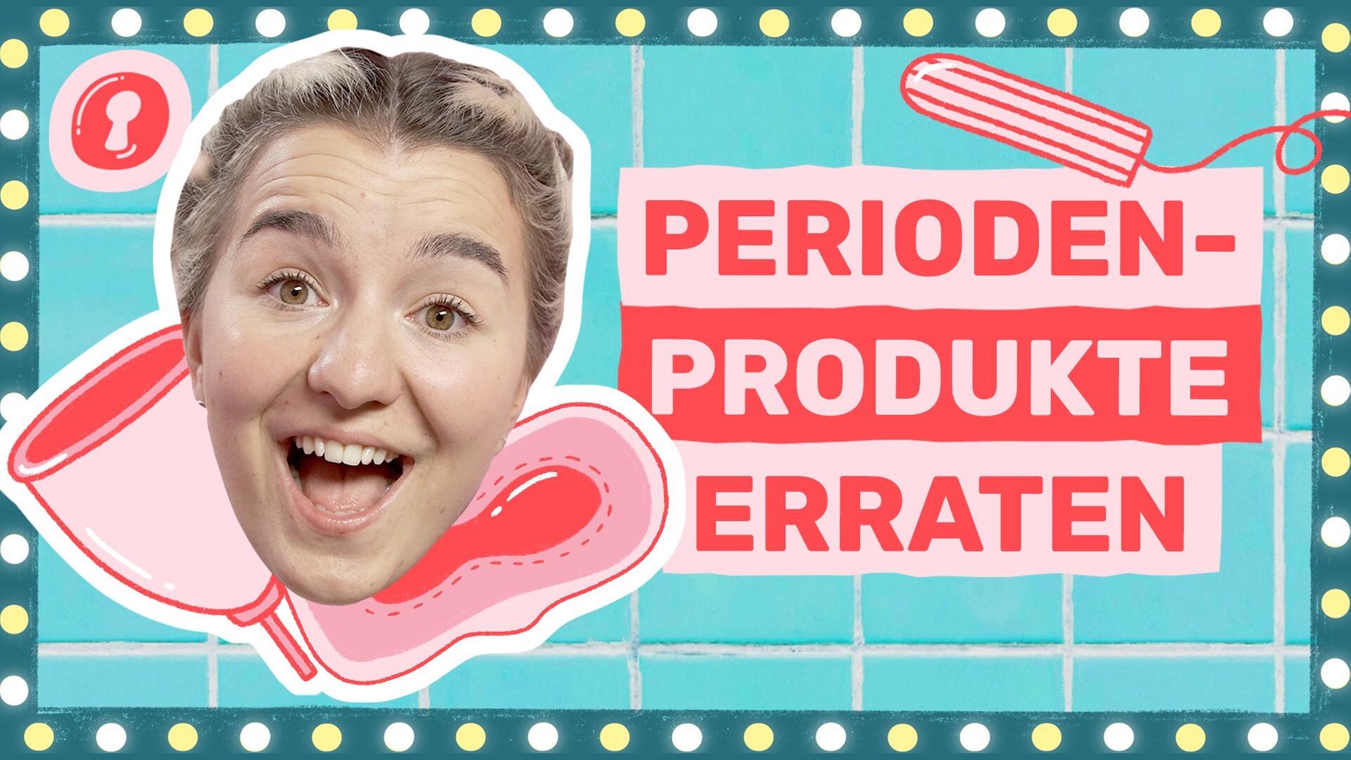 Erfühle 8 von 10 Periodenprodukten - Das schafft sie nie I Auf Klo