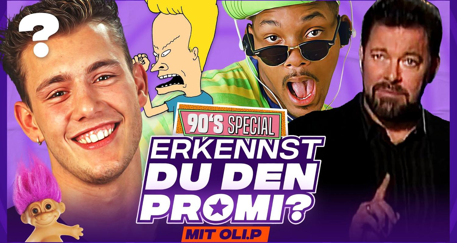 Erkennst DU den Promi? - 90er SPECIAL (mit Oli.P)