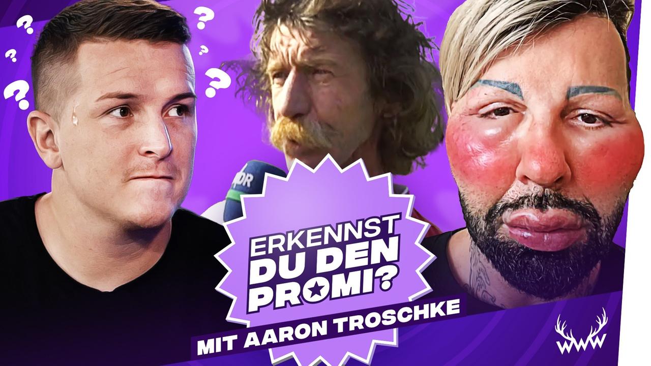 Erkennst DU den Promi? (mit Aaron Troschke)