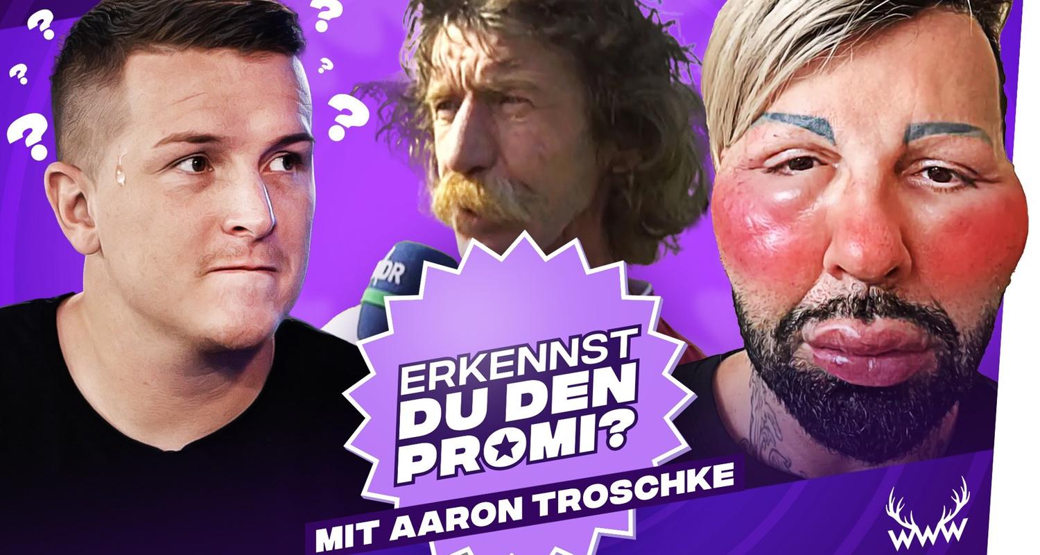 Erkennst DU den Promi? (mit Aaron Troschke)
