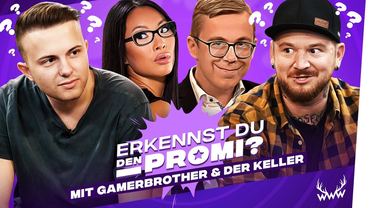 Erkennst DU den Promi? (mit Gamerbrother & Der Keller)