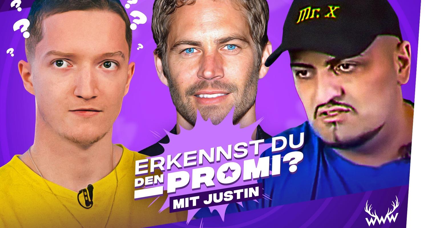 Erkennst DU den Promi? (mit Justin)